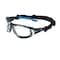 Ge Safety Glasses, Anti-Fog & Anti-Scratch, Clear Lens, Black/Blue Frame GE105CAF - alternate 1